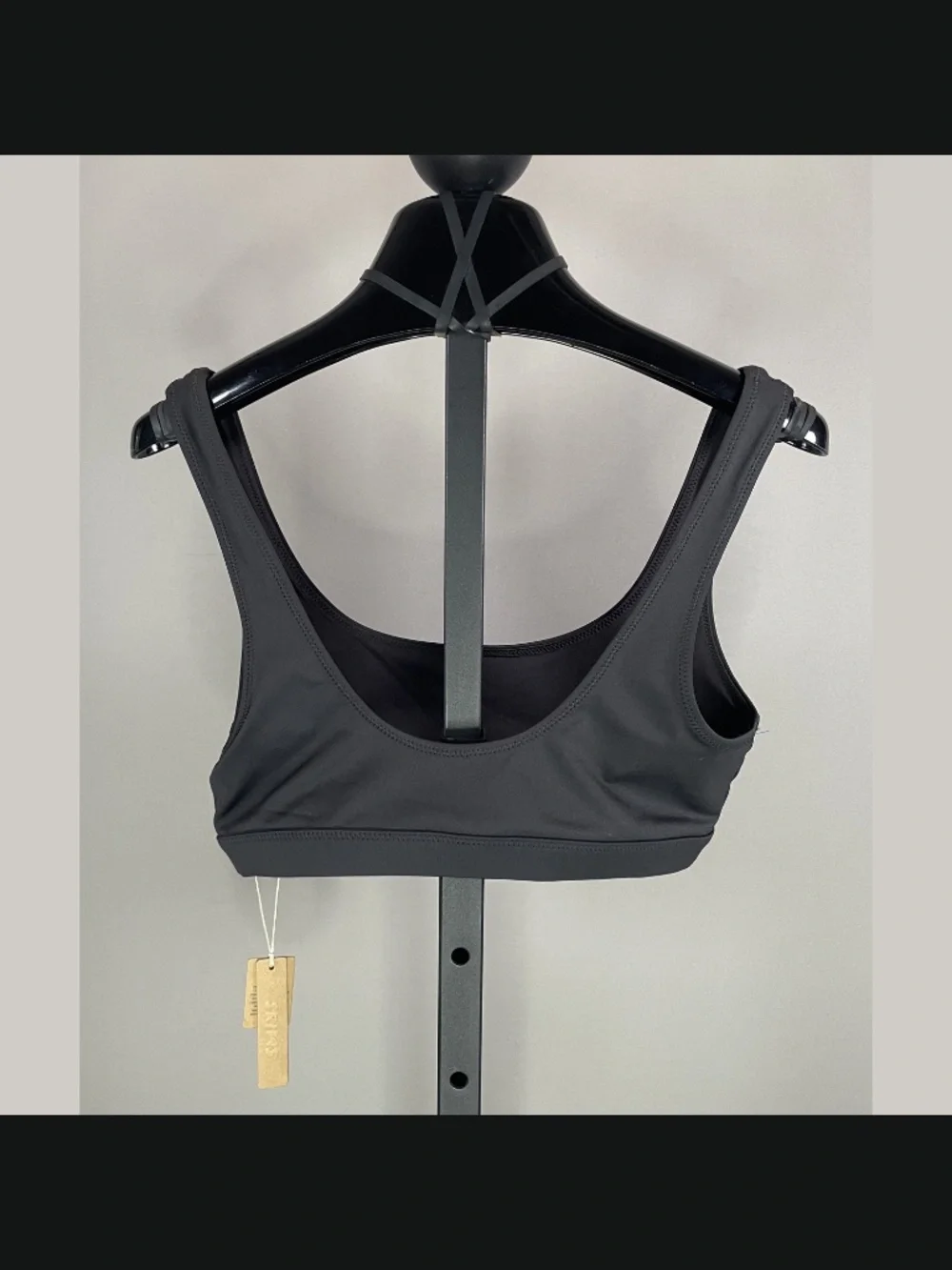 NEW Skims Swim Top Womens Medium black bikini beach summer